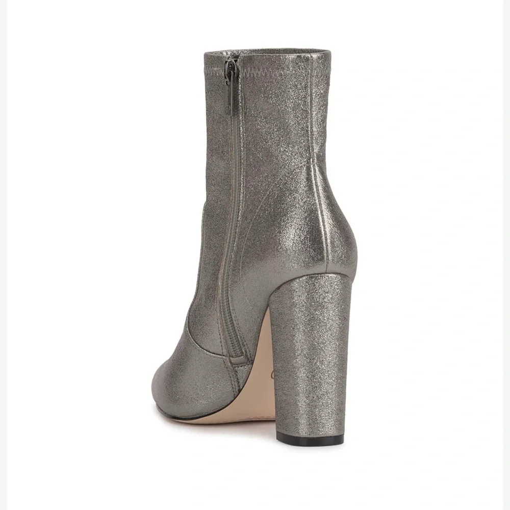 Jessica Simpson Narelle Pointed Toe Bootie in Pewter NEW Size 9 - Picture 3 of 5